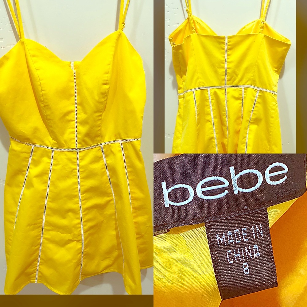 Yellow Bebe Dress